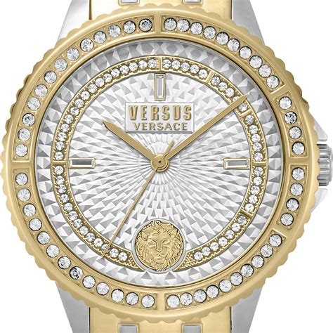 versus versace montorgueil stainless steel crystal ladies quartz watch|Buy Versus Versace Montorgueil women's Watch VSPLM2421.